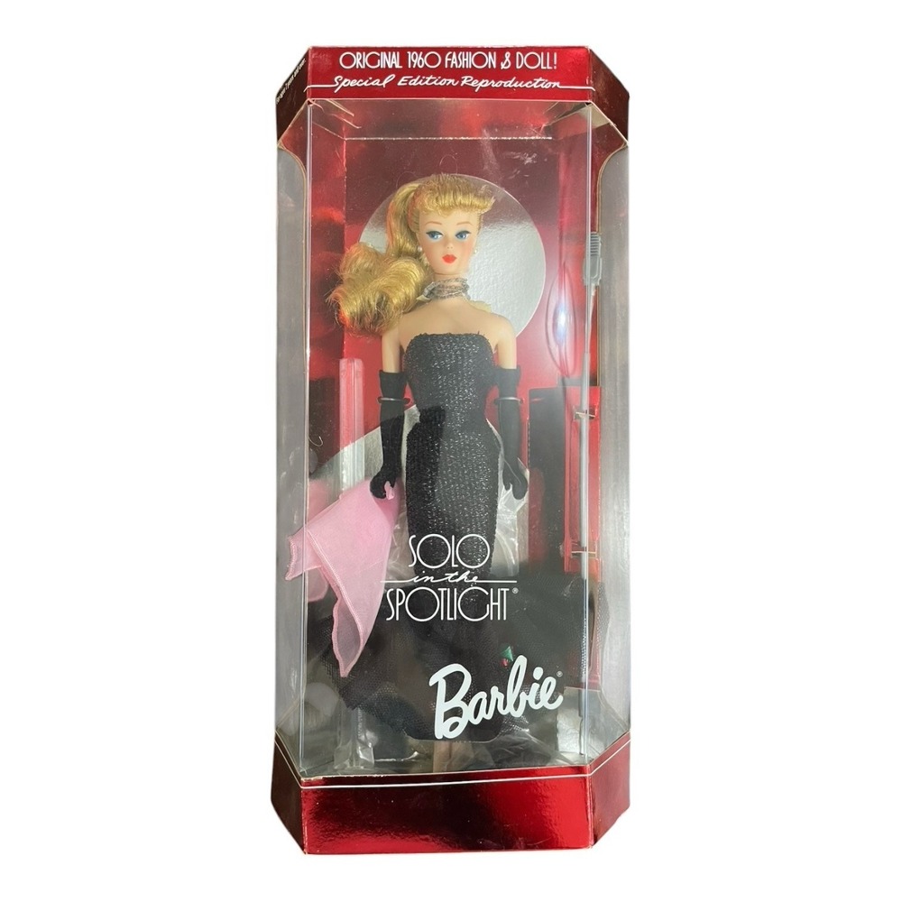 1960 Special Edition Reproduction Barbie Doll 1994 Solo In The Spotlight Nib Vtg